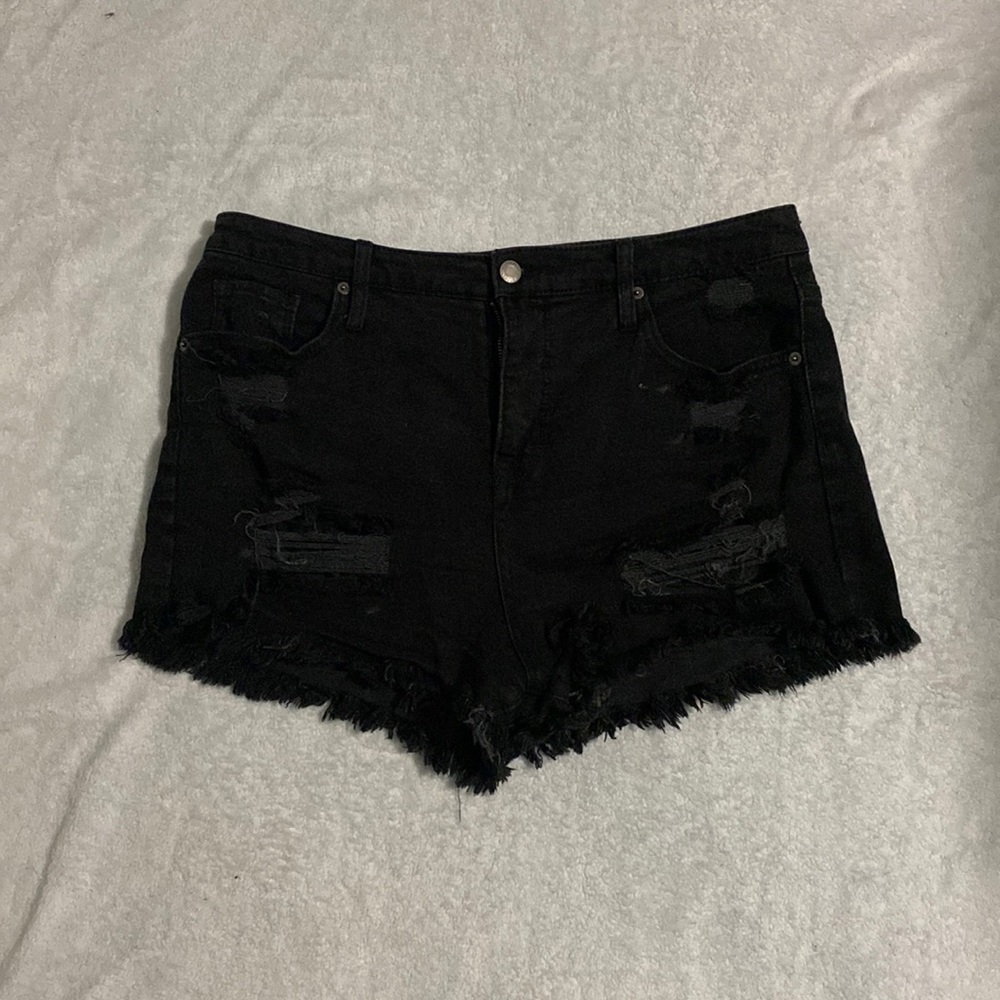 Ripped, Black Shorts